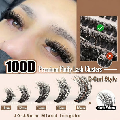 ZENOVA 100D Eyelash Kit