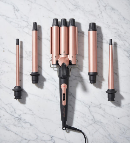 5-in-1 Curling Iron Wand Set