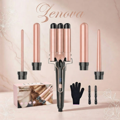 5-in-1 Curling Iron Wand Set