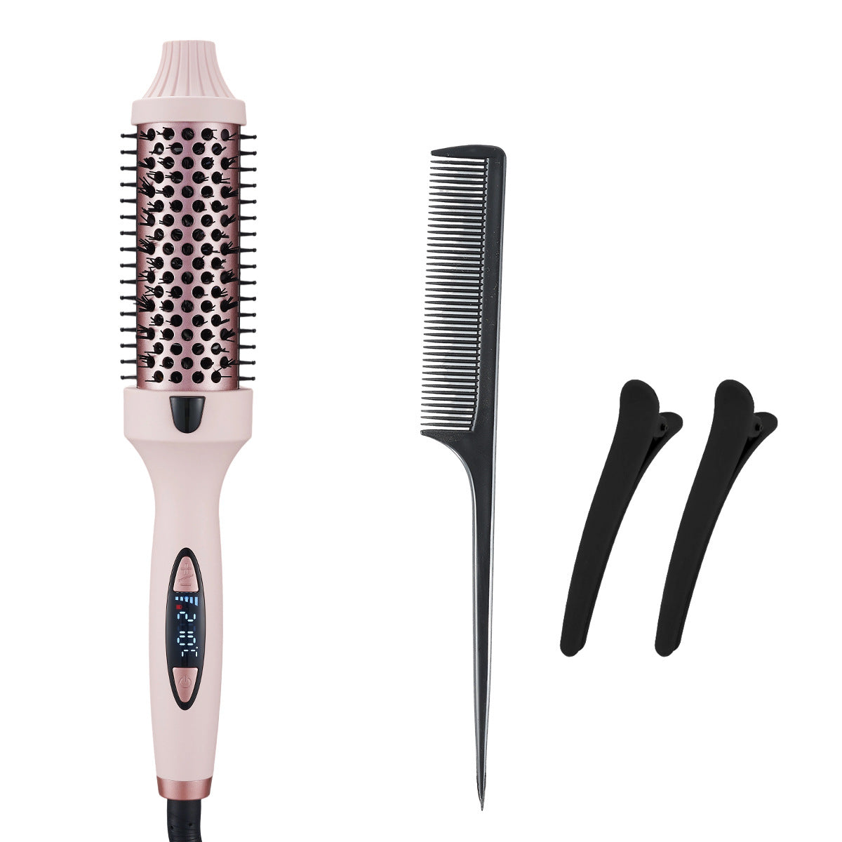 3-in-1 Pro Negative Ion Two PTC Heaters Thermal Brush