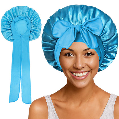 Double Layered Silk Satin hair cap