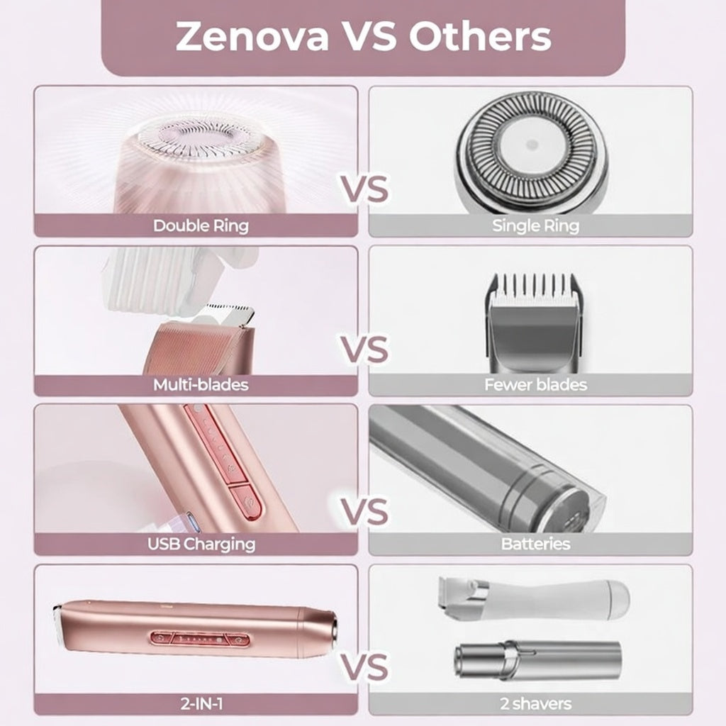 2-in-1 Painless Bikini Hair Trimmer