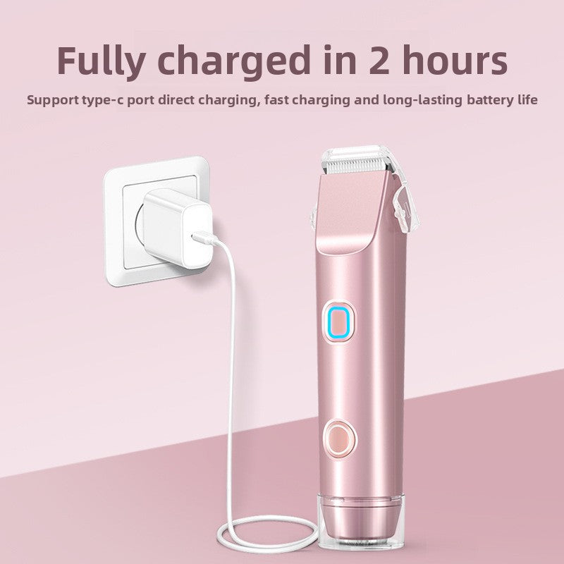 2-in-1 PRO Dual-Head Painless Hair Trimmer