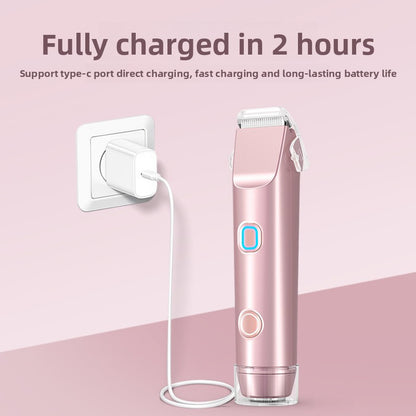 2-in-1 PRO Dual-Head Painless Hair Trimmer